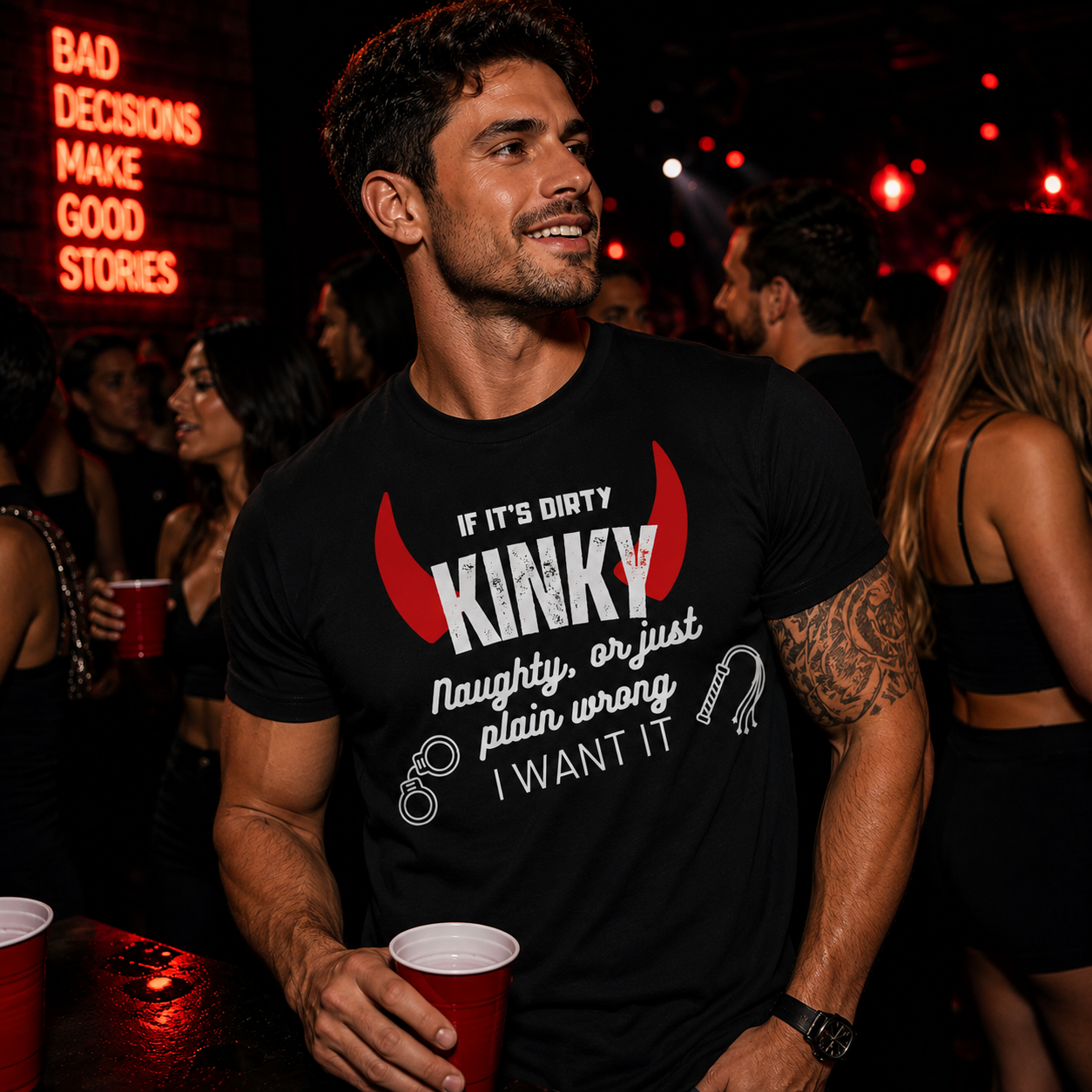 If It's Dirty I Want It unisex kinky graphic tee
