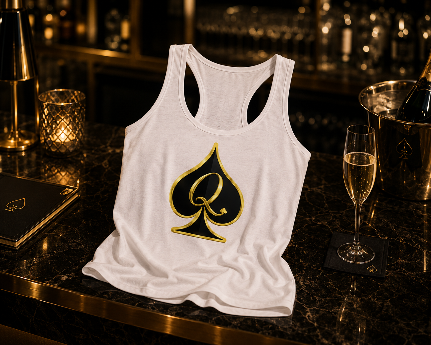 Queen of Spades Tank Top
