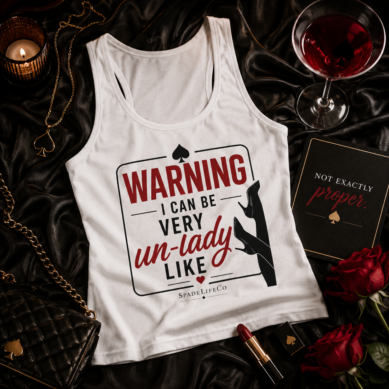 Warning: I Can Be Very Un-Lady Like Tank Top