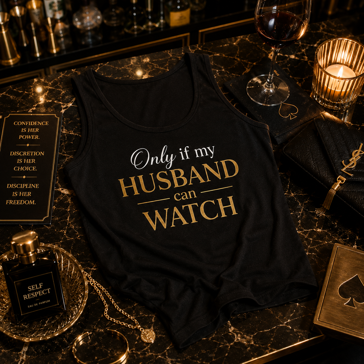 Only If My Husband Can Watch Tank Top