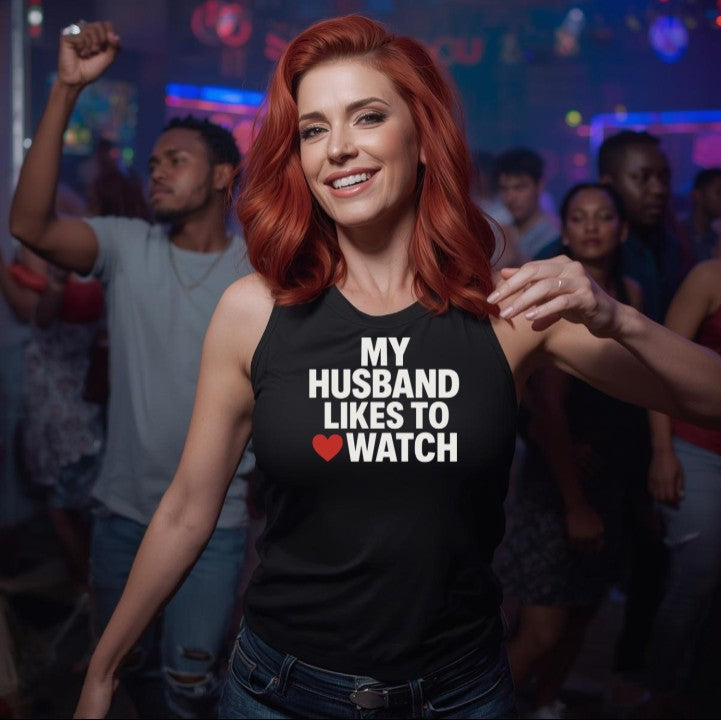 My Husband Likes to Watch Tank Top