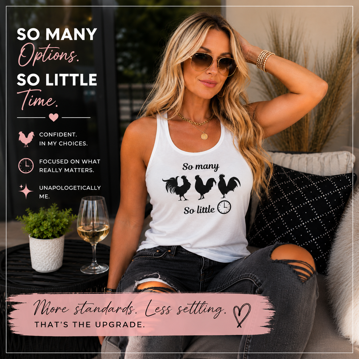 So Many Options, So Little Time Tank Top