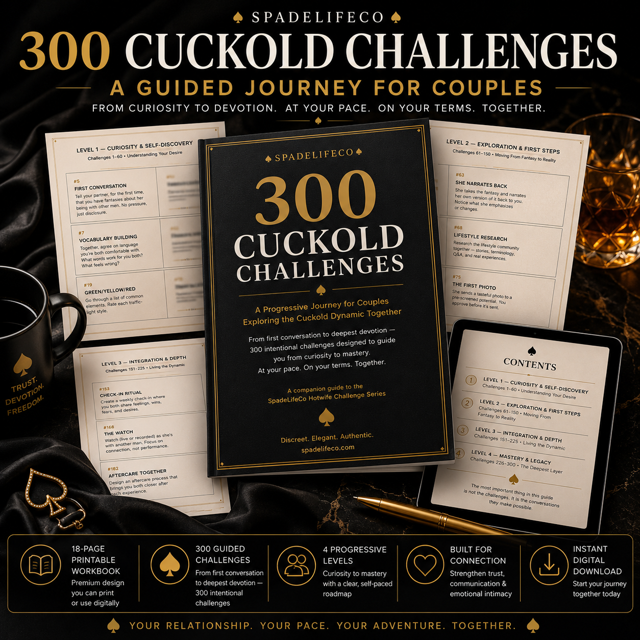 300 Cuckold Challenges — A Progressive Journey for Couples