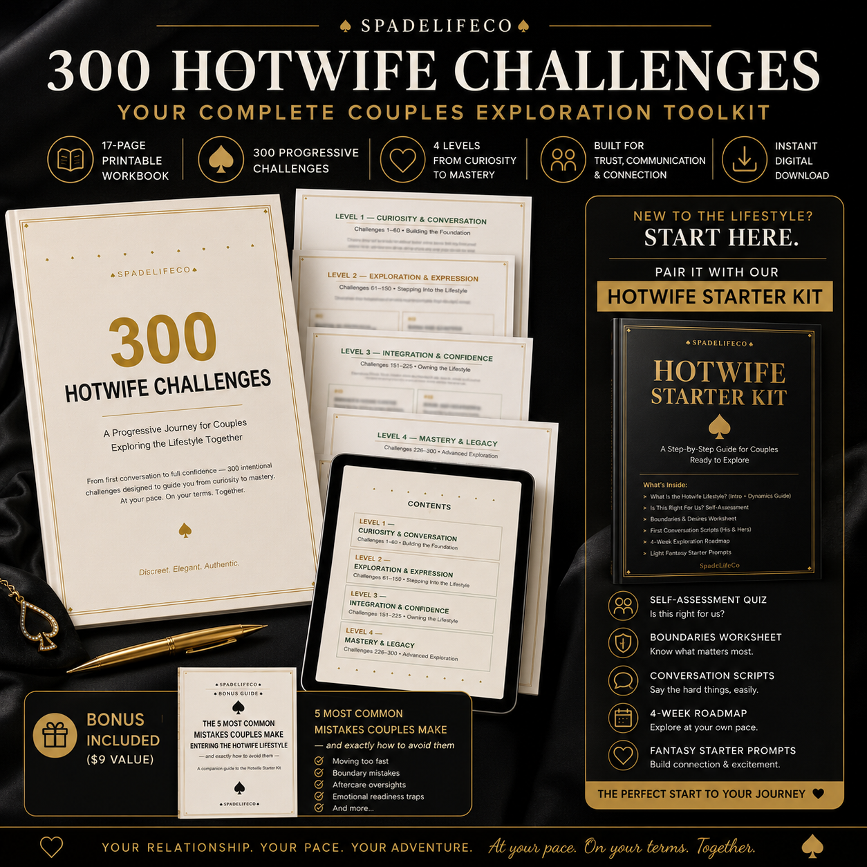 300 Hotwife Challenges — A Progressive Journey for Couples
