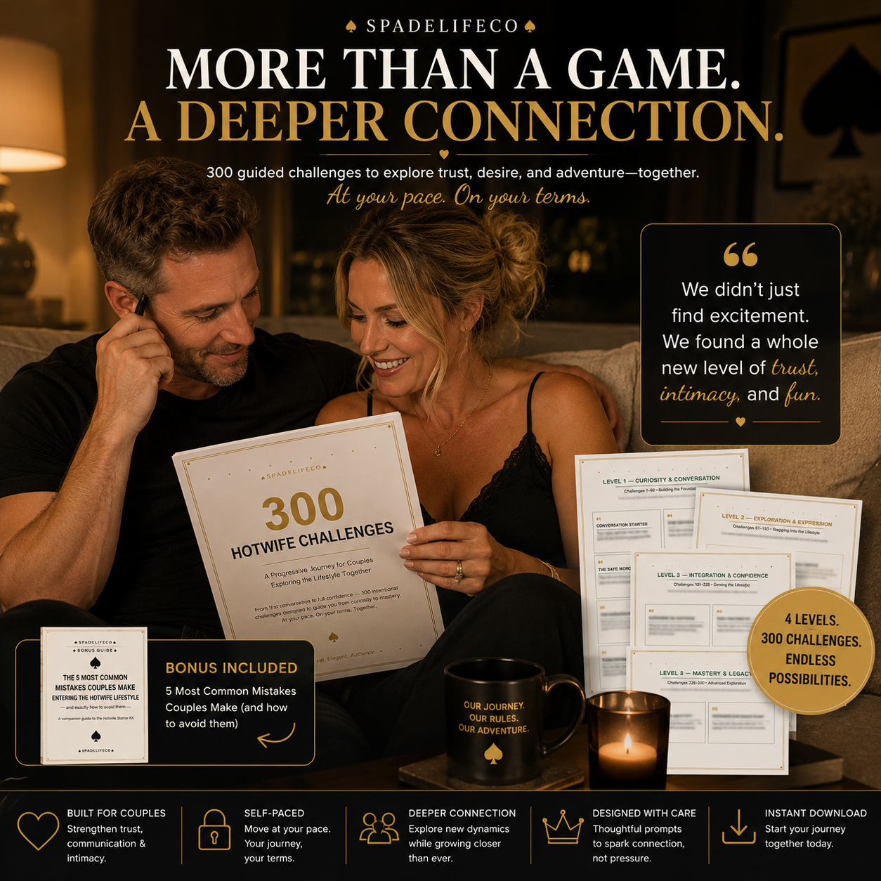 300 Hotwife Challenges — A Progressive Journey for Couples