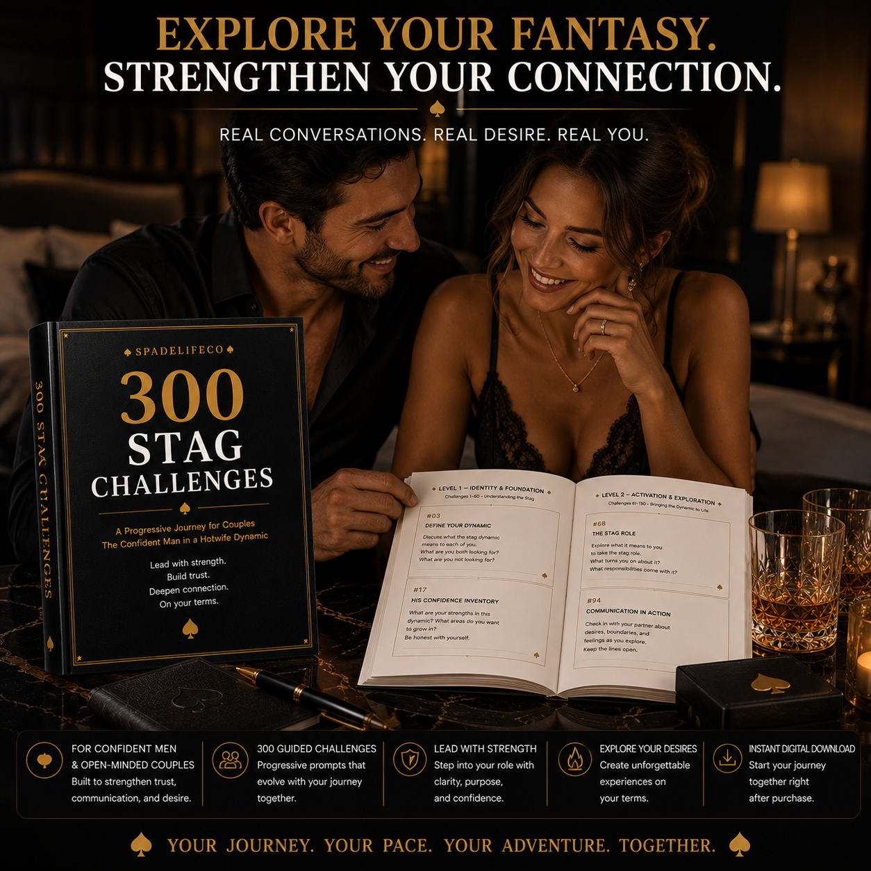 300 Stag Challenges — A Progressive Journey for Couples