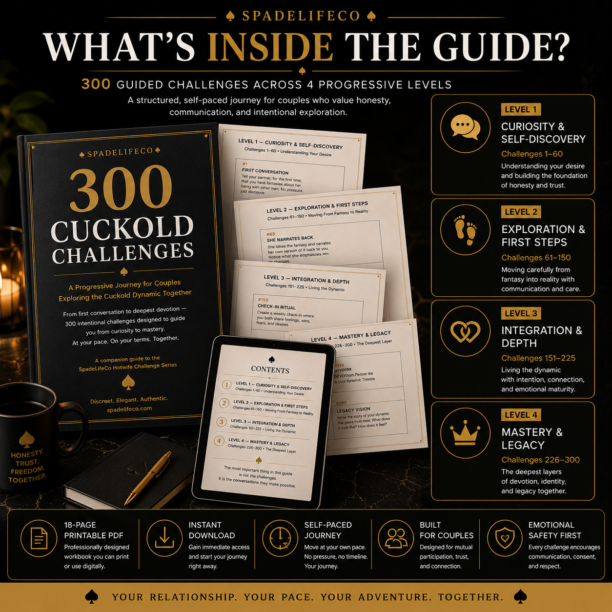 300 Cuckold Challenges — A Progressive Journey for Couples