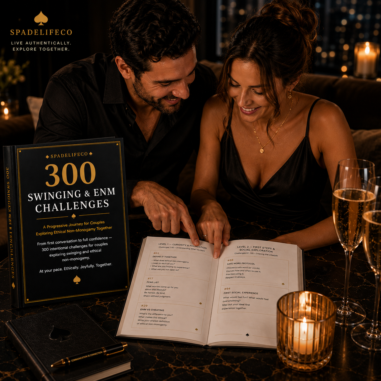300 Swinging & ENM Challenges — A Progressive Journey for Couples