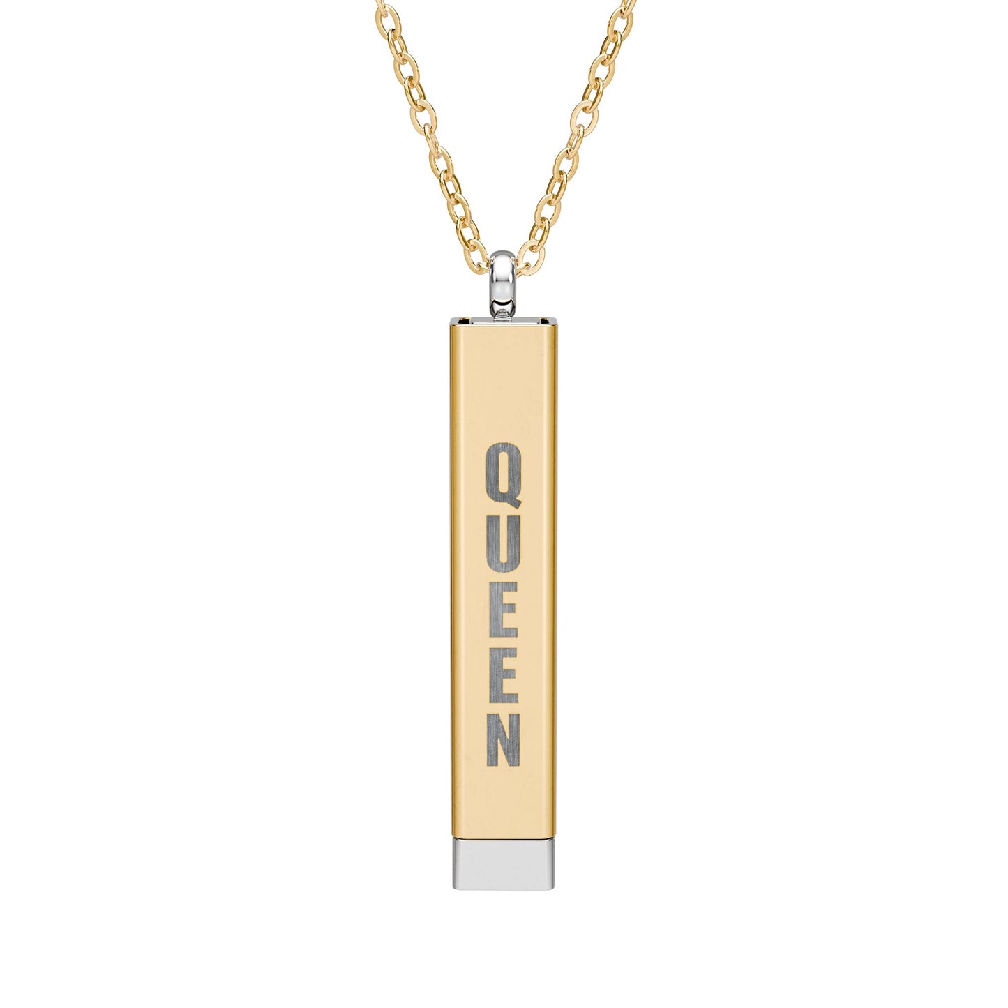 Hidden Message Necklace — Queen of Spades Edition