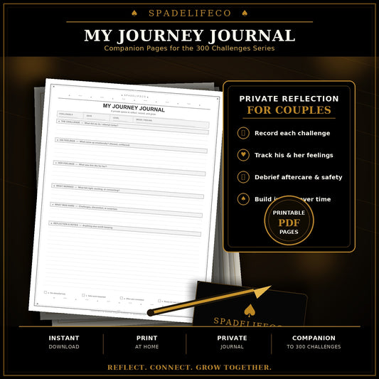 My Journey Journal — Companion to the 300 Challenges Series